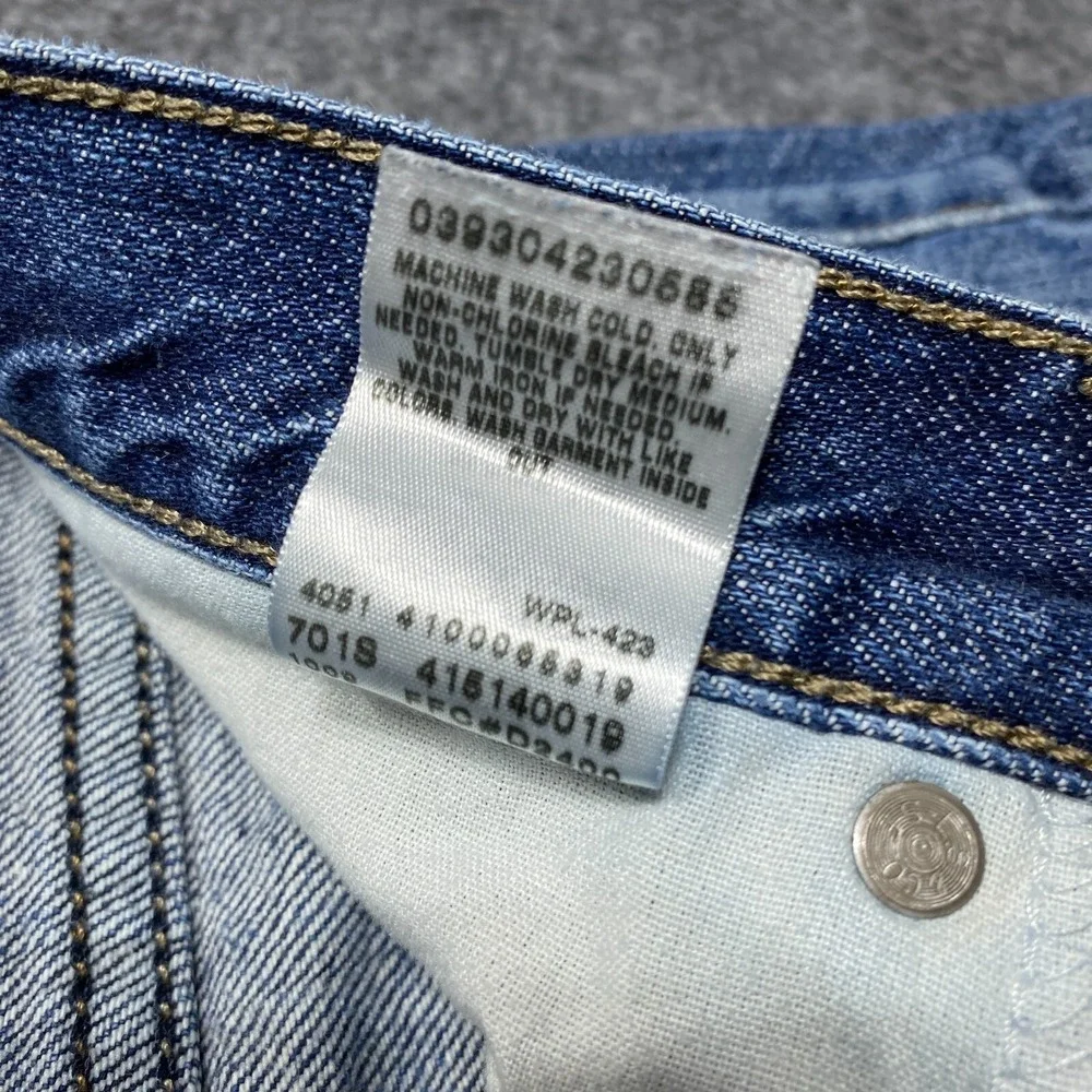 Levis Jeans Men 30x30 Blue‎ 514 Regular Fit Straight Leg Medium Wash Tag 30x30